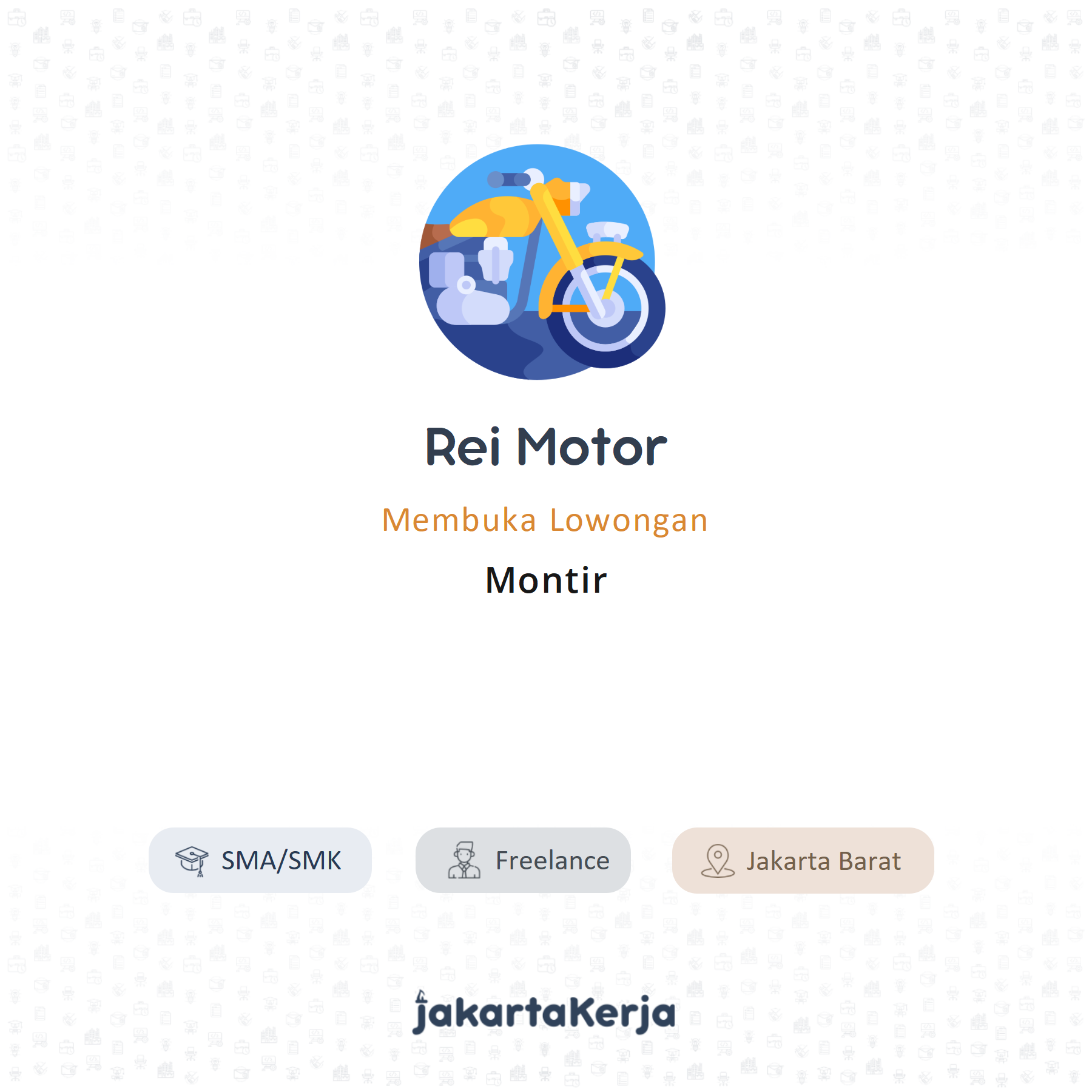 Lowongan Kerja Montir Di Rei Motor Jakartakerja