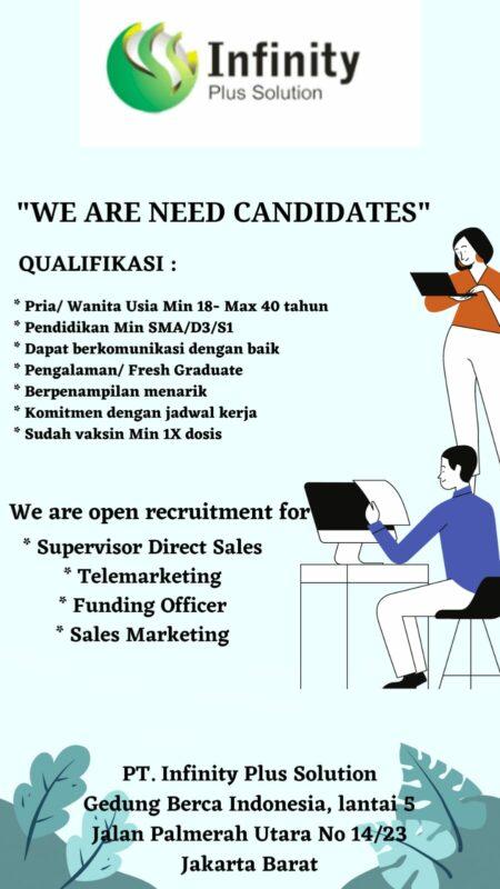 Lowongan Kerja Supervisor Direct Sales Direct Sales Telemarketing