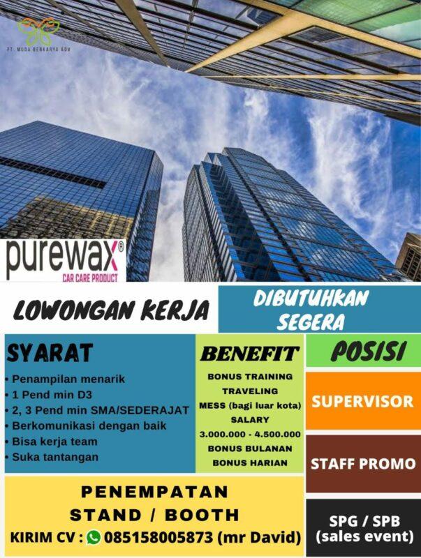 Lowongan Kerja Supervisor Staff Promo Spg Spb Sales Event Di Pt