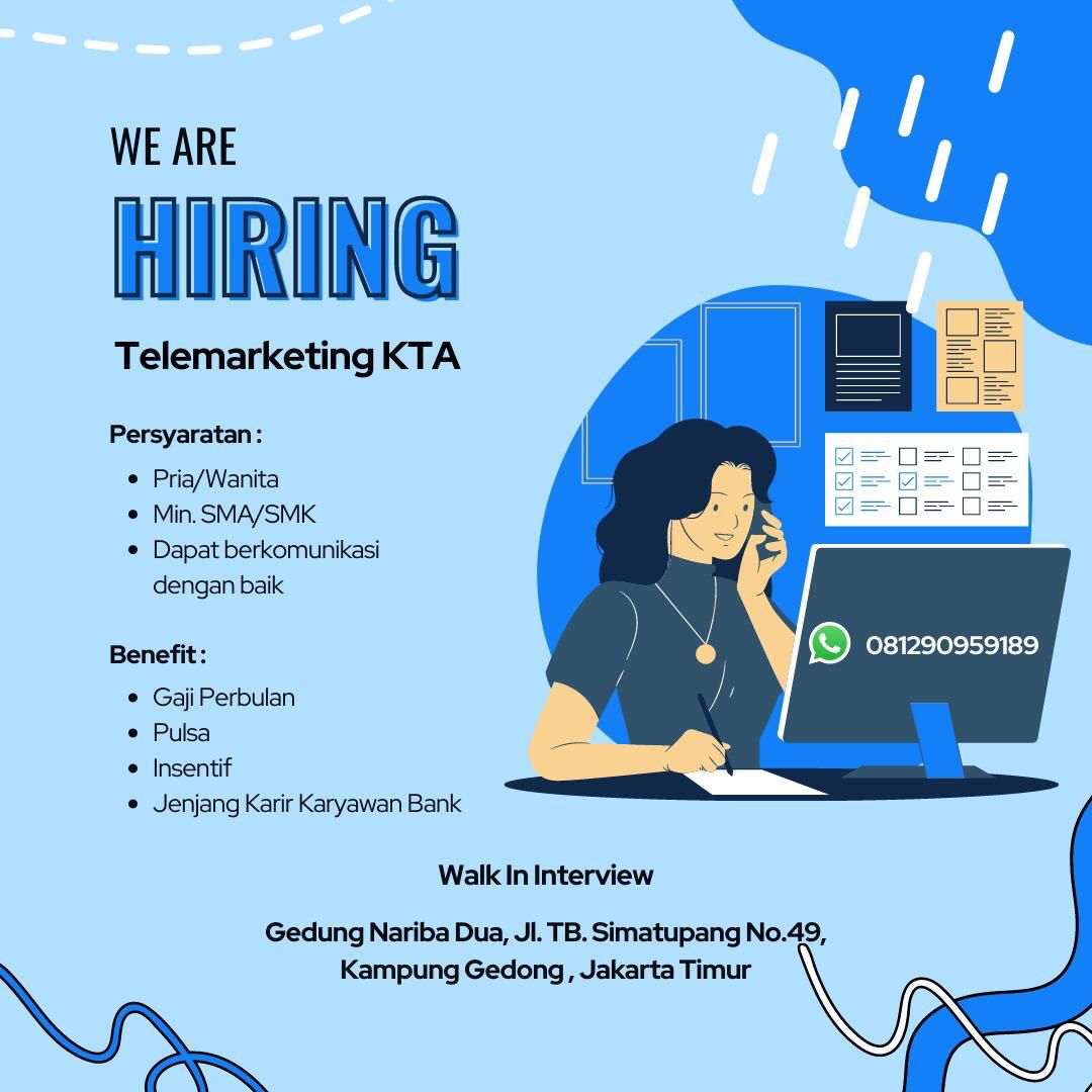 Lowongan Kerja Telemarketing Kta Di Pt Infinity Plus Solution