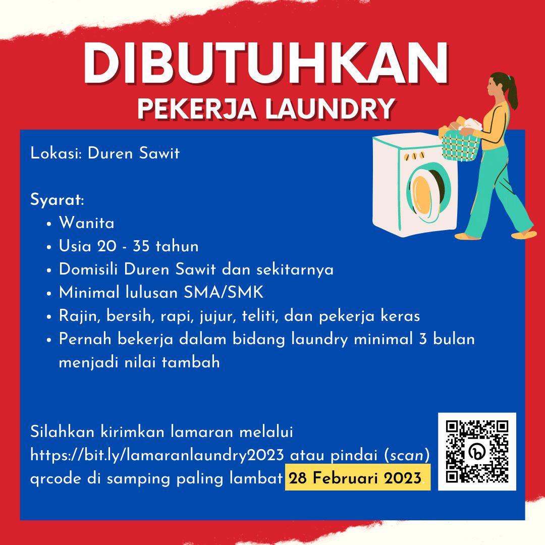 Lowongan Laundry Homecare