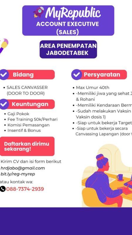 Lowongan Kerja Account Executive Di My Republic Jakartakerja