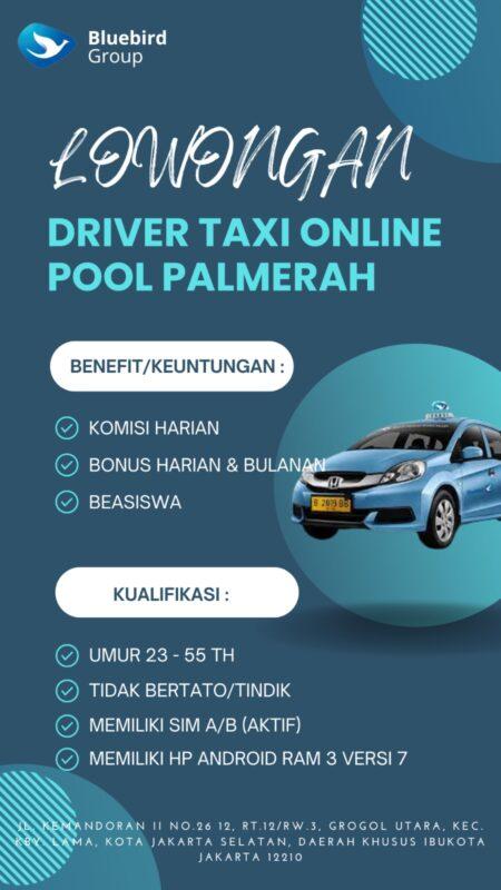 Lowongan Kerja Driver Di PT Blue Bird Pool Palmerah JakartaKerja