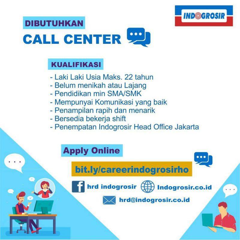 Lowongan Kerja Call Center Di Indogrosir Jakartakerja