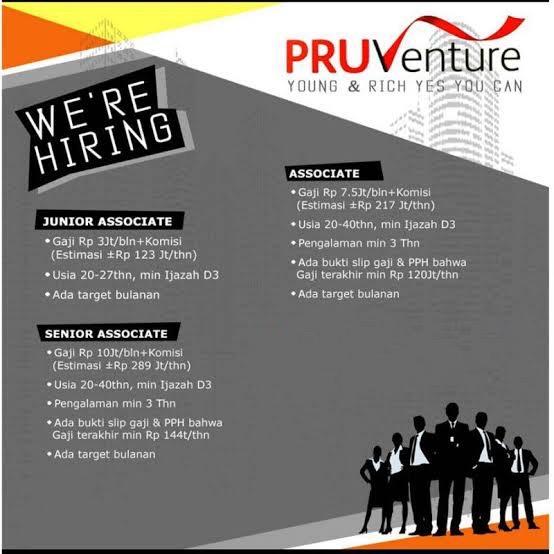 Lowongan Kerja Junior/ Senior Associate di Prudential Vibe United