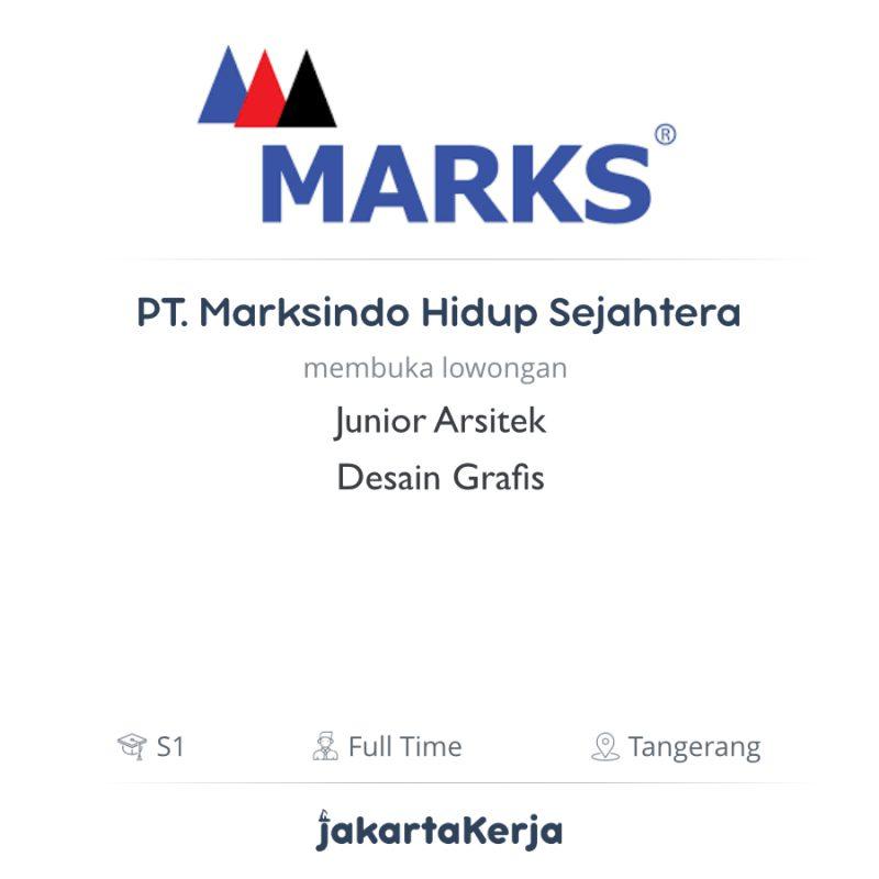  Lowongan  Kerja  Junior Arsitek  Desain Grafis di PT 