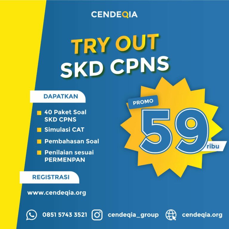 Lowongan Kerja Try Out SKD CPNS di Cendeqia JakartaKerja