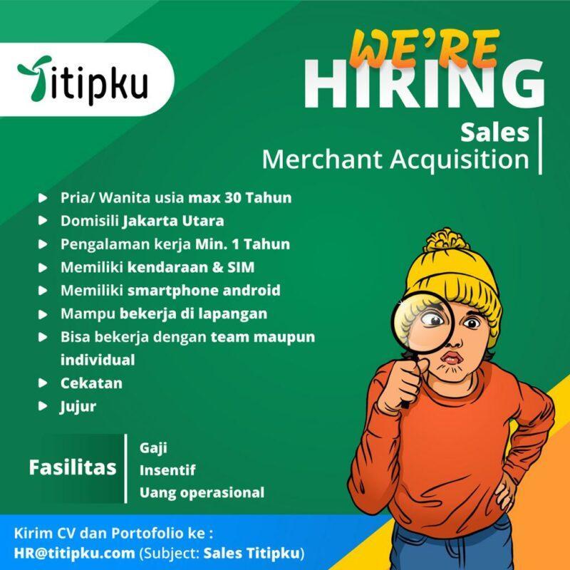 Lowongan Kerja Sales Merchant Acquisition di Titipku (PT. Terang Bagi