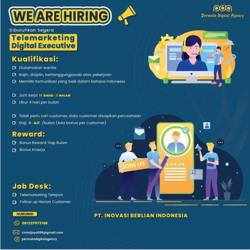 Account executive telemarketing di pt mitra digital inovasi