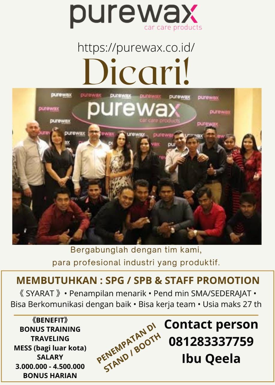 Lowongan Kerja Spg Spb Staff Promotion Di Pt Muda Berkarya