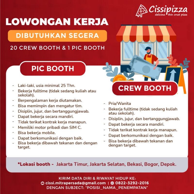 Lowongan Kerja PIC Booth - Crew Booth Di PT. Cissi Mitra Persada ...