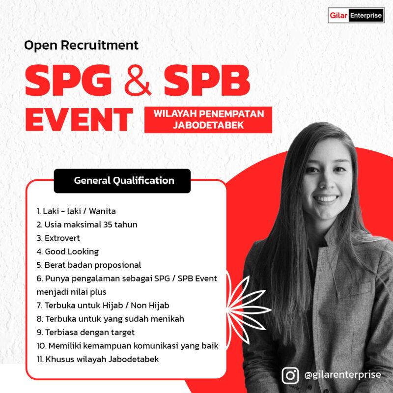 Lowongan Kerja Spg Spb Event Di Gilar Enterprise Jakartakerja