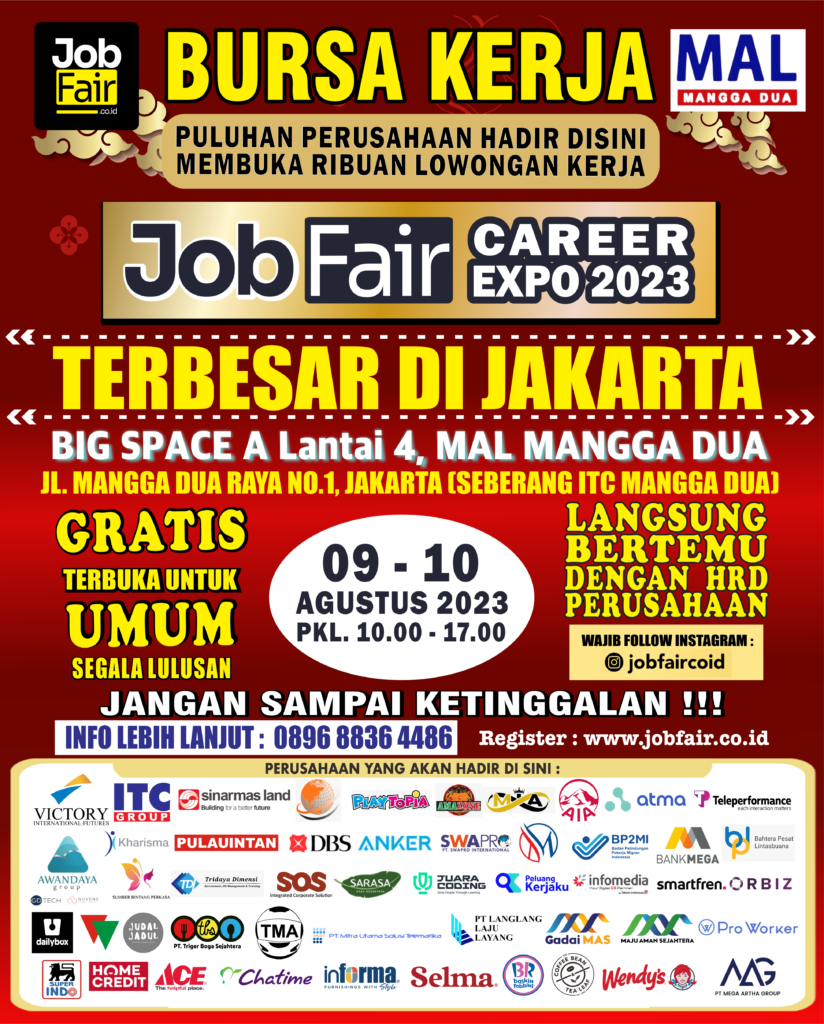 Lowongan Kerja Jobfair Career Expo Terbesar Di Jakarta Di Jobfaircoid ...