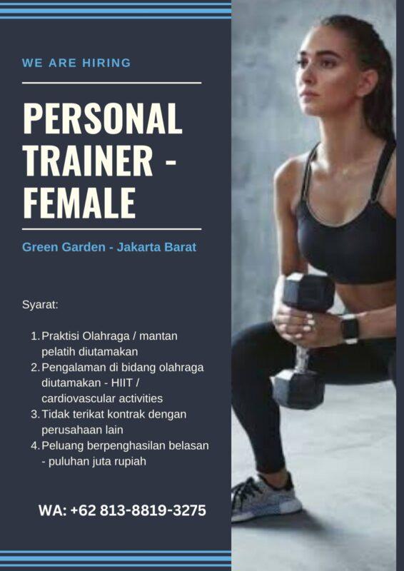 Lowongan Kerja Personal Trainer Di Fit Form Jakartakerja