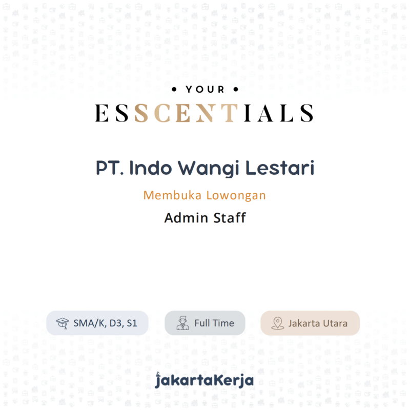 Lowongan Kerja brand manager di pt indo wangi lestari