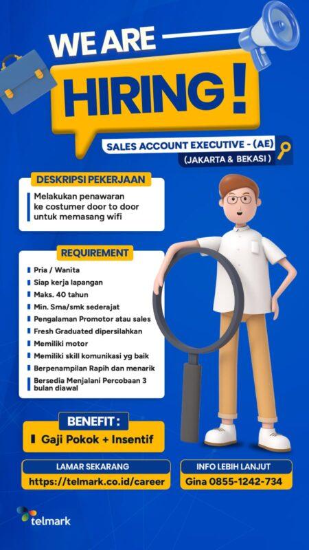 Lowongan Kerja Sales Account Executive di PT. Telmark Integrasi ...