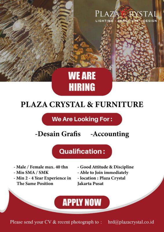 Lowongan Kerja Desain Grafis Accounting Di Pt Plaza Crystal